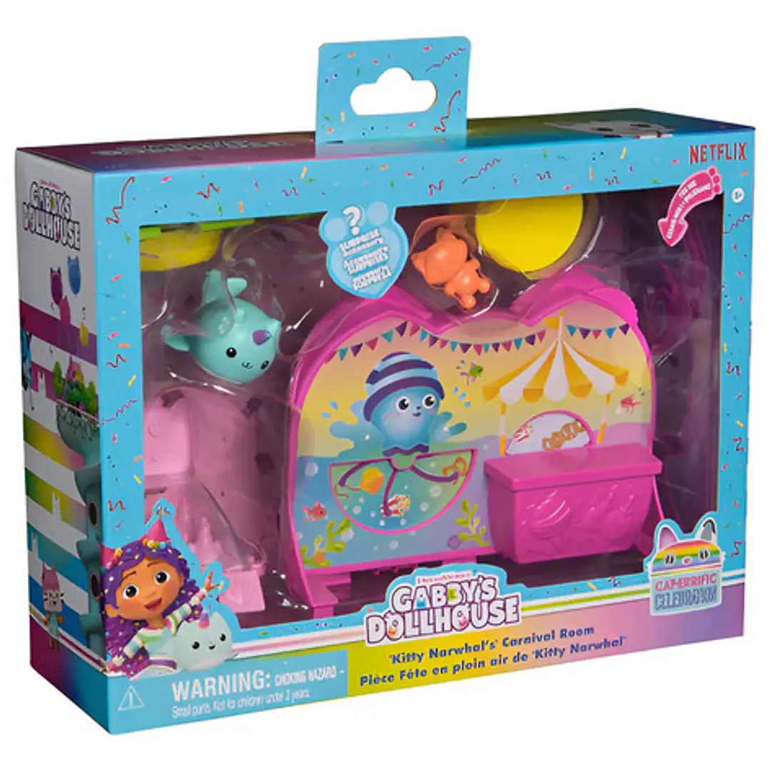  Set Ambientes C/fig Casa De Muñecas Gabbys Dollhouse Origin 43