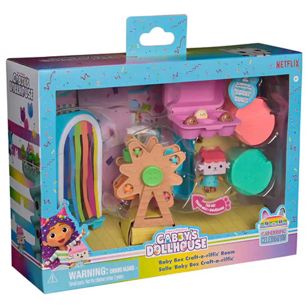  Set Ambientes C/fig Casa De Muñecas Gabbys Dollhouse Origin 45