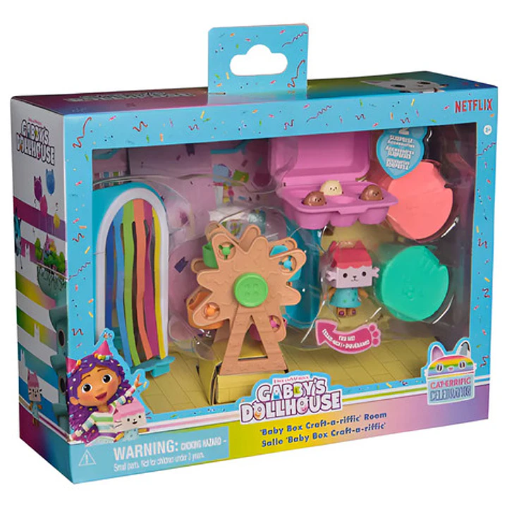  Set Ambientes C/fig Casa De Muñecas Gabbys Dollhouse Origin 45