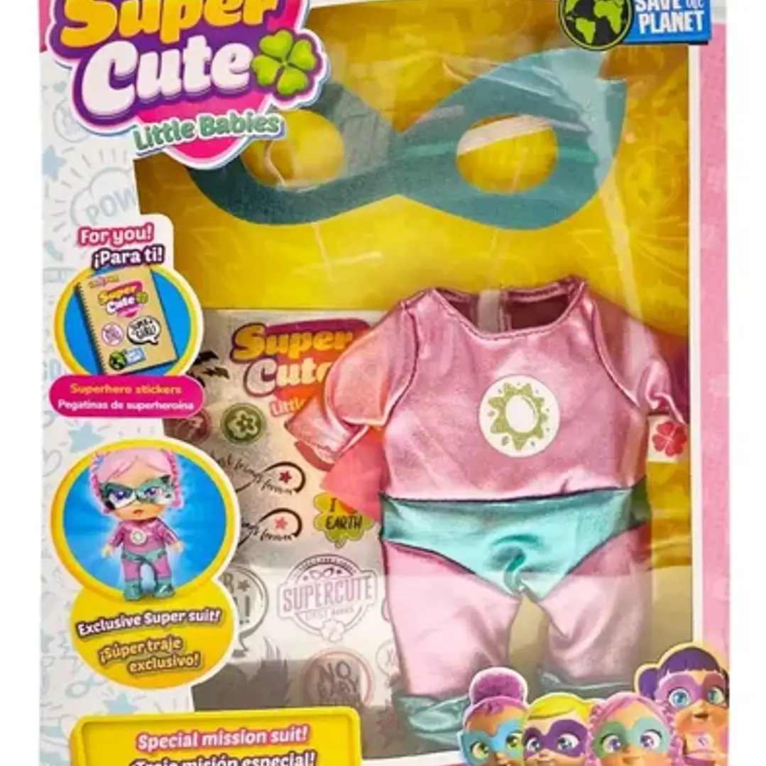 Traje Misión Especial Ropa Muñeca Super Cute Gaby Original 1