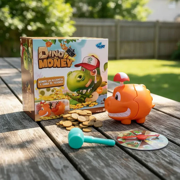 Juego De Mesa Dino Money Next Point De 2 A 4 Jugadores 5