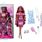 Barbie Totally Muñeca Cabello Arcoíris Extra Largo Ondulado Hkt99 - Miniatura 1
