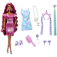 Barbie Totally Muñeca Cabello Arcoíris Extra Largo Ondulado Hkt99 - Miniatura 2