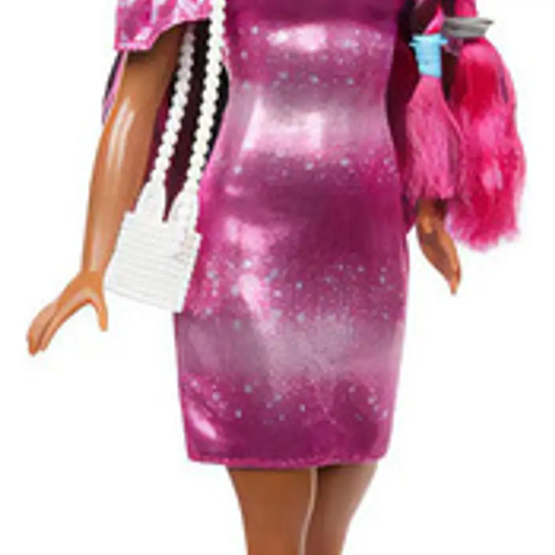 Barbie Totally Muñeca Cabello Arcoíris Extra Largo Ondulado Hkt99 4