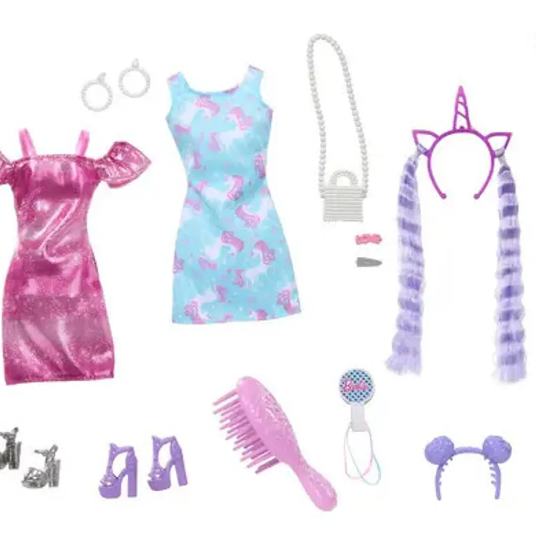 Barbie Totally Muñeca Cabello Arcoíris Extra Largo Ondulado Hkt99 8