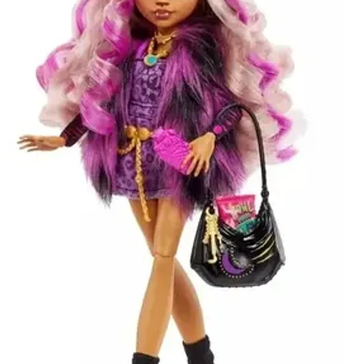 Monster High Muñeca Clawdeen Articulada Con Accesorios 5