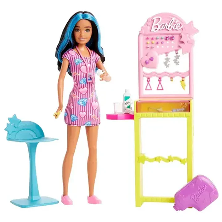 Barbie Set De Juego Skipper Perforadora De Orejas 1