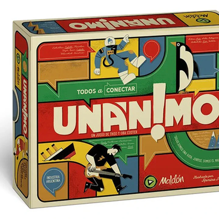Juego De Mesa Para Juntadas Y Familia Unánimo De Maldón 1
