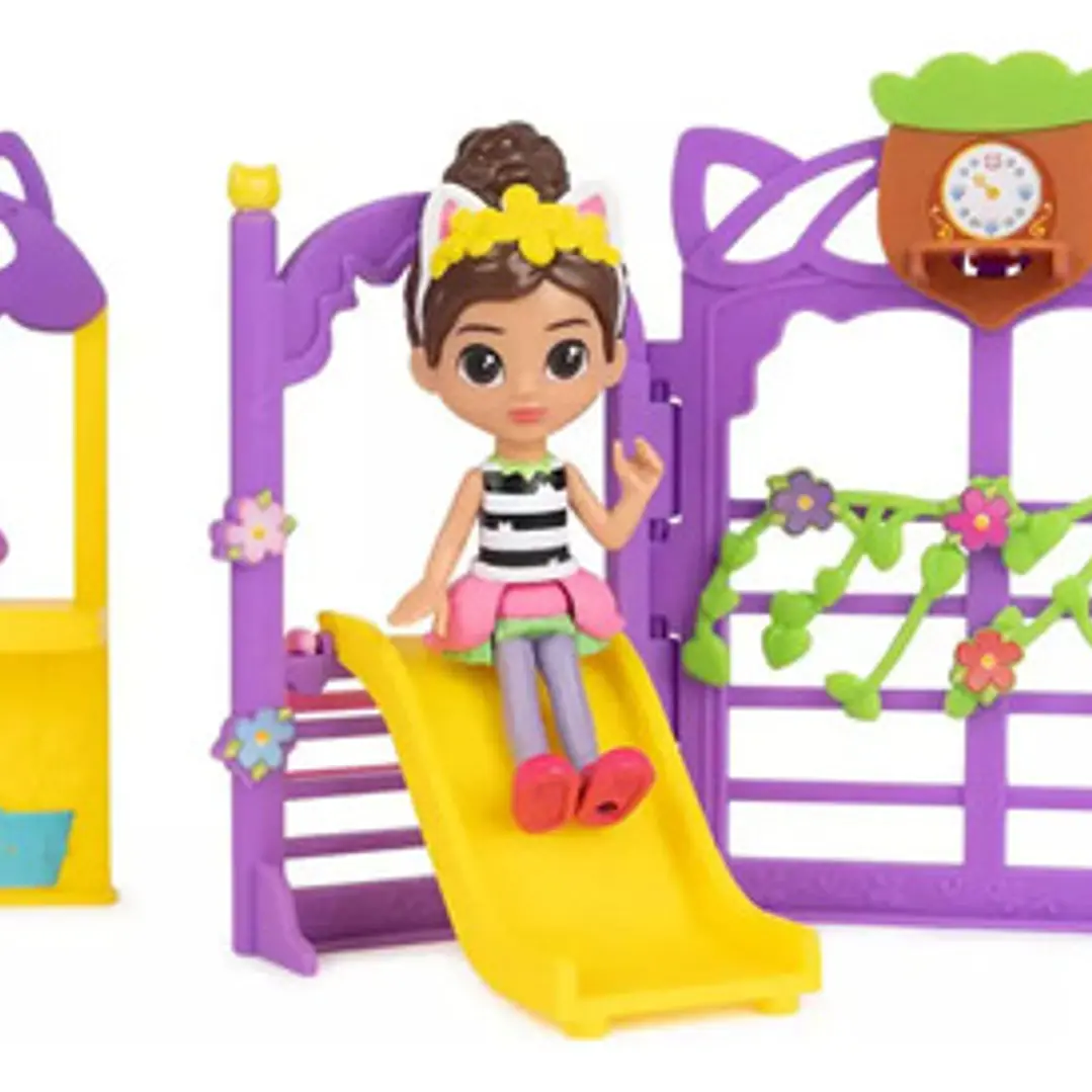 Gabby Dollhouse Set De Fiesta En El Jardín De Kitty Fairy 3