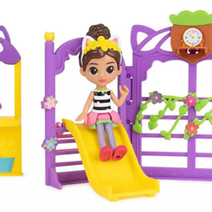 Gabby Dollhouse Set De Fiesta En El Jardín De Kitty Fairy 3
