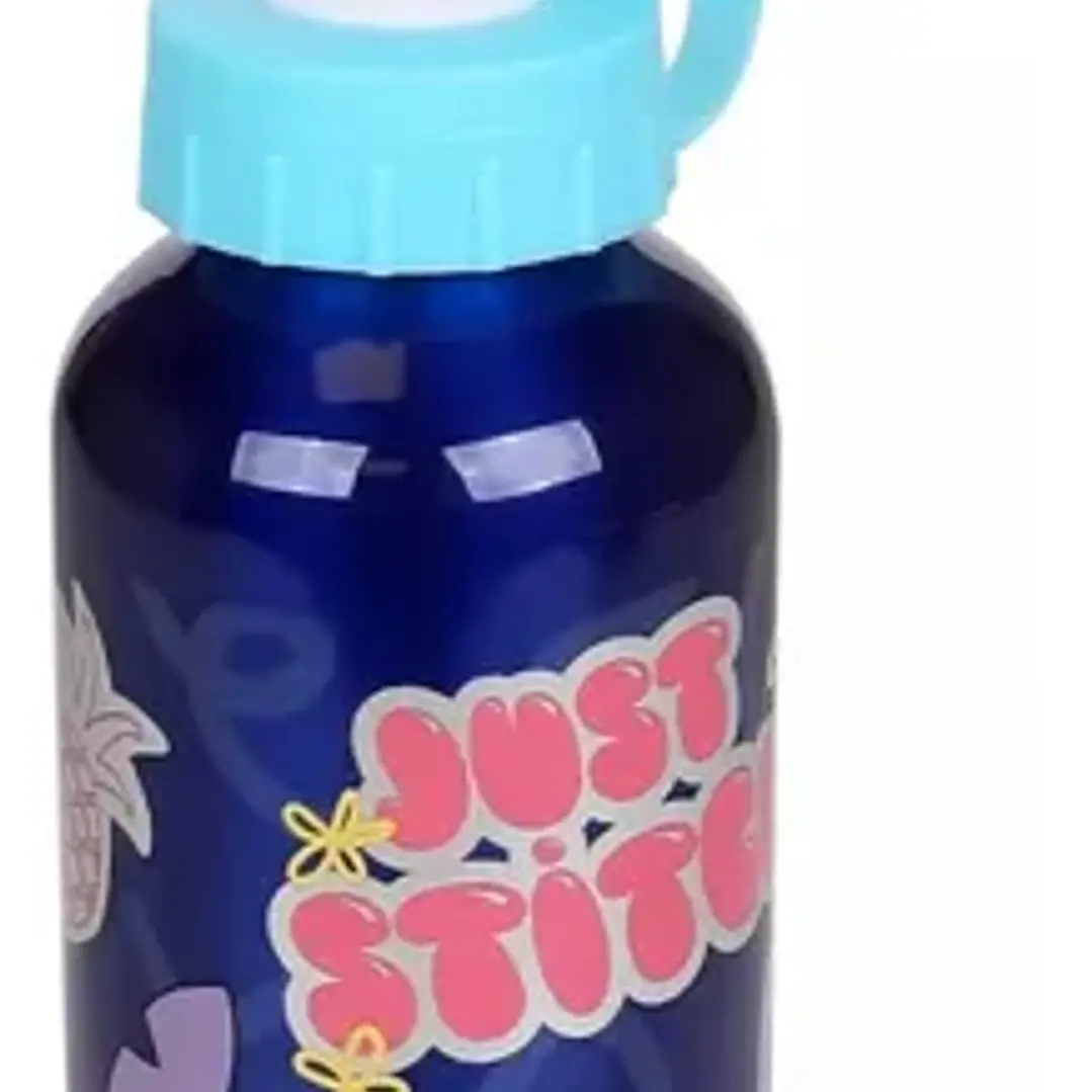 Botella De Aluminio 400 Ml - Lilo Y Stitch Color Azul 2