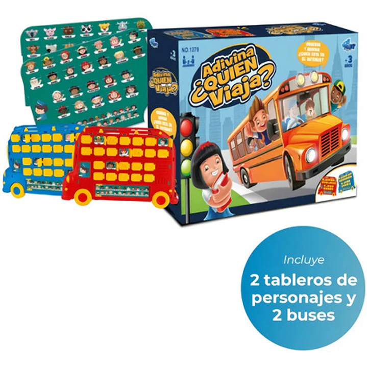Juego De Mesa Ingenio Adivina Quien Viaja? Next Point 5