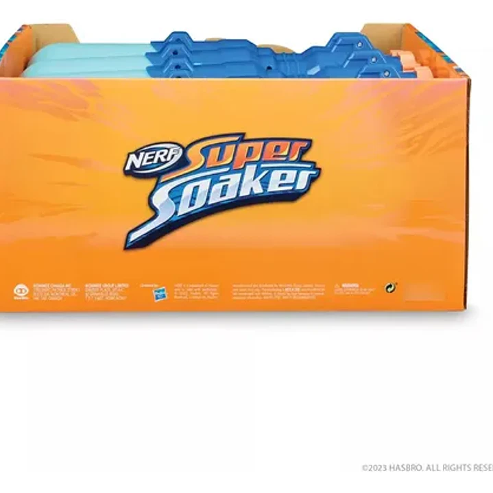 Pistola De Agua Nerf Super Soaker Stormspray 590ml Color Azul 5