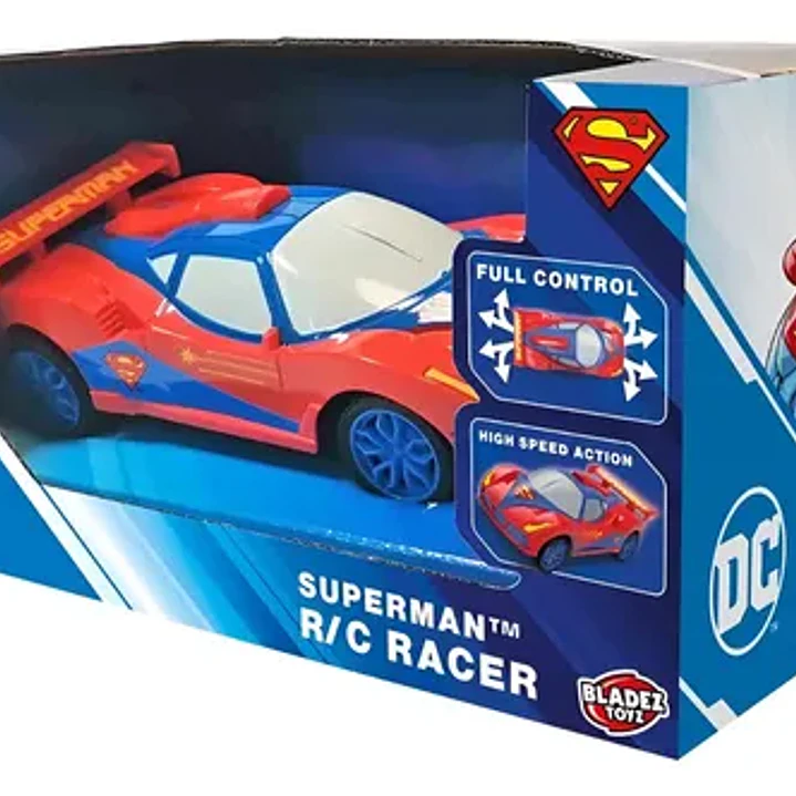 Auto A Radio Control Superman Dc 15cm Bladez Toyz 35308 Color Rojo 1