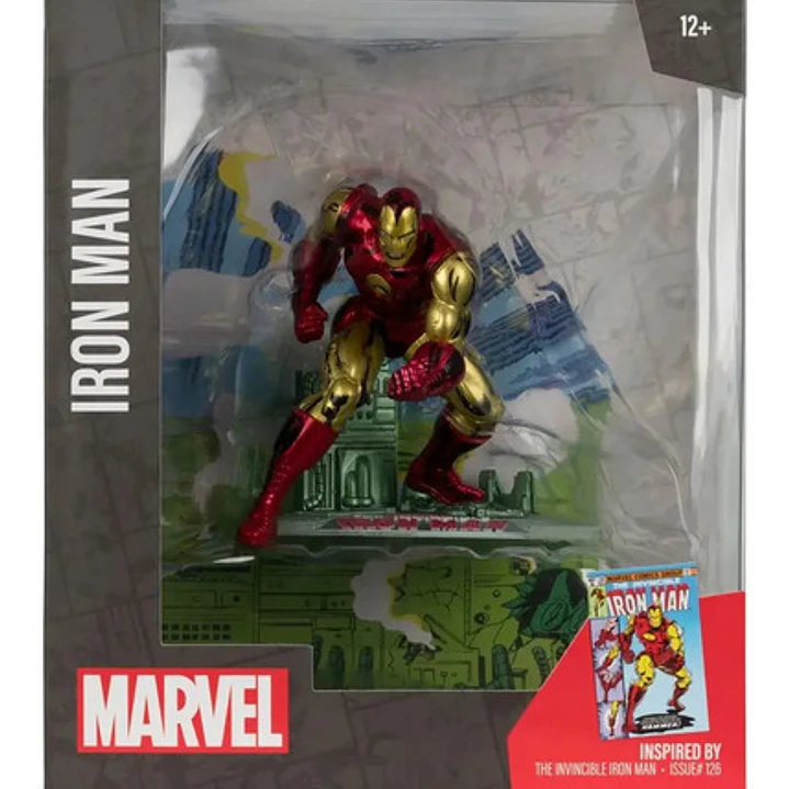 Figura A Escala 1:10 Iron Man The Invincible #126 Mcfarlane 1