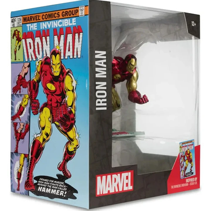 Figura A Escala 1:10 Iron Man The Invincible #126 Mcfarlane 2