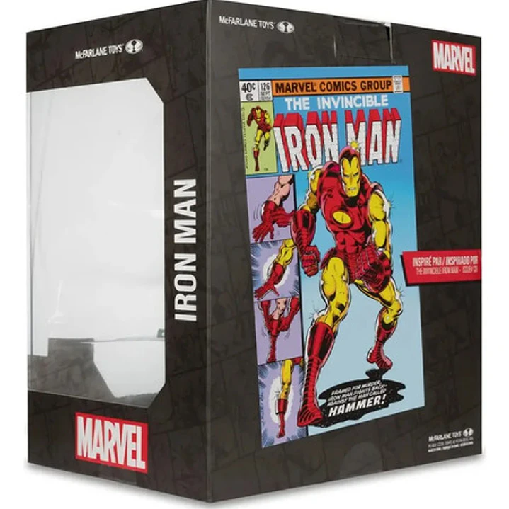 Figura A Escala 1:10 Iron Man The Invincible #126 Mcfarlane 3