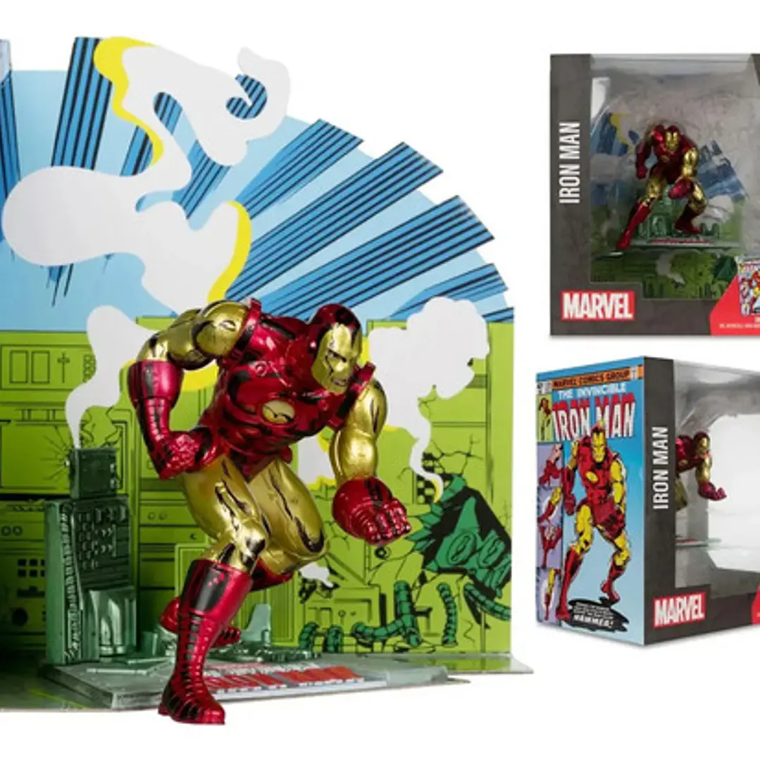 Figura A Escala 1:10 Iron Man The Invincible #126 Mcfarlane 4