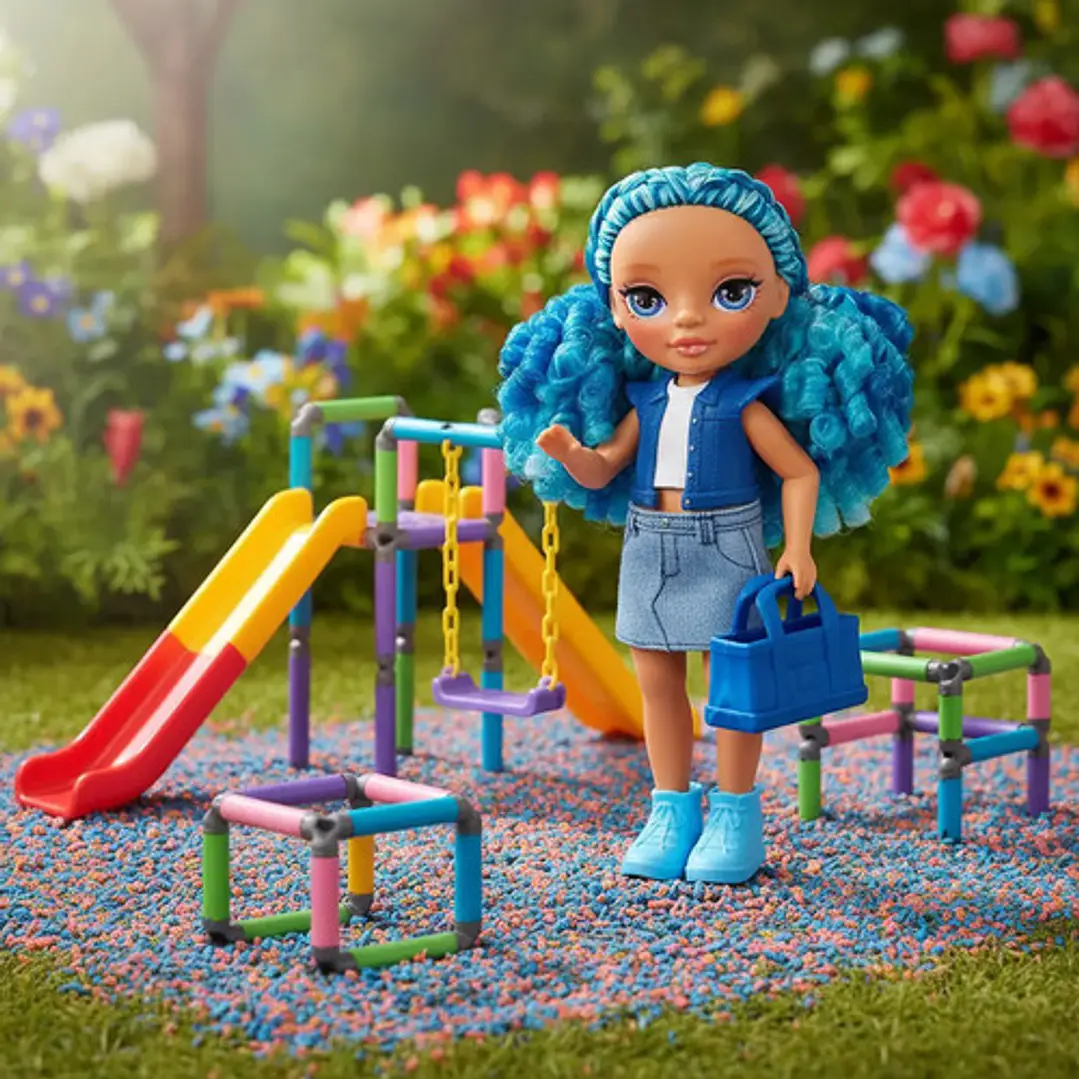 Muñeca Rainbow High Little Sister Fashion Doll Original 6