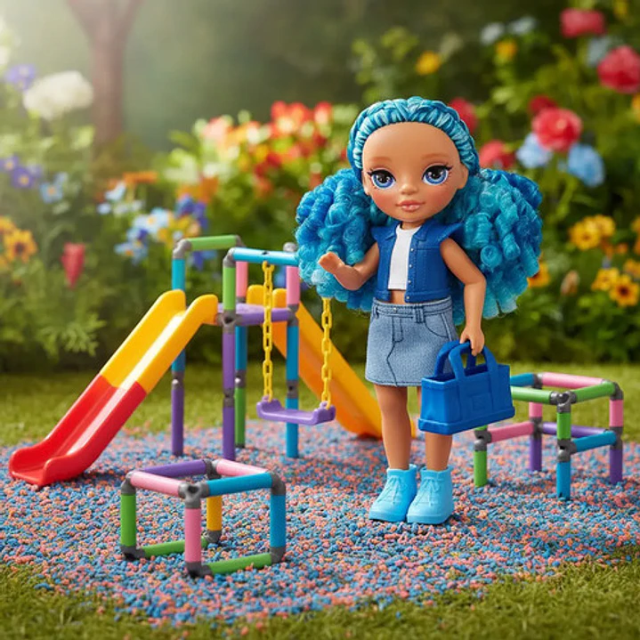 Muñeca Rainbow High Little Sister Fashion Doll Original 6