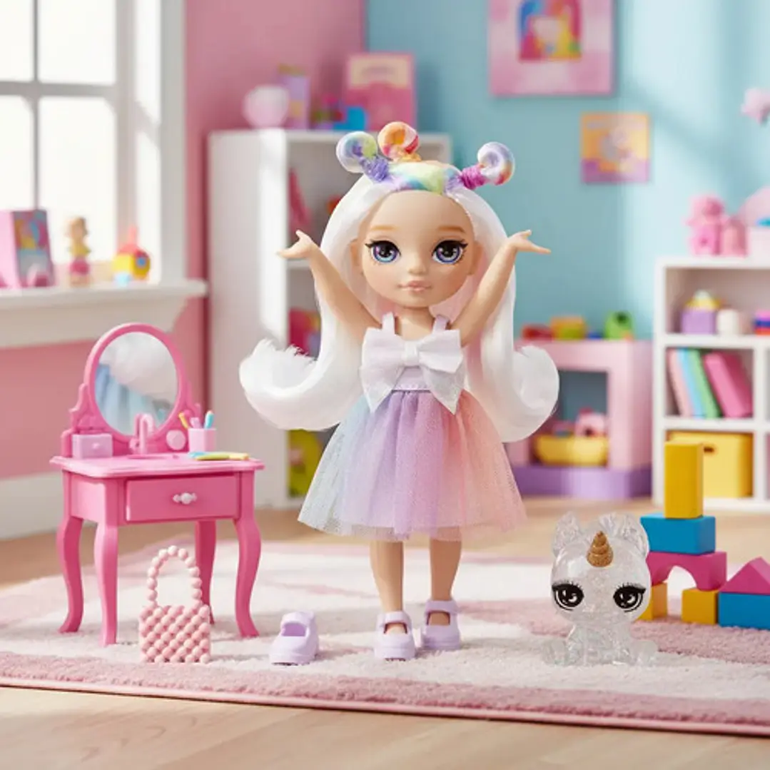 Muñeca Rainbow High Little Sister Fashion Doll Original 7