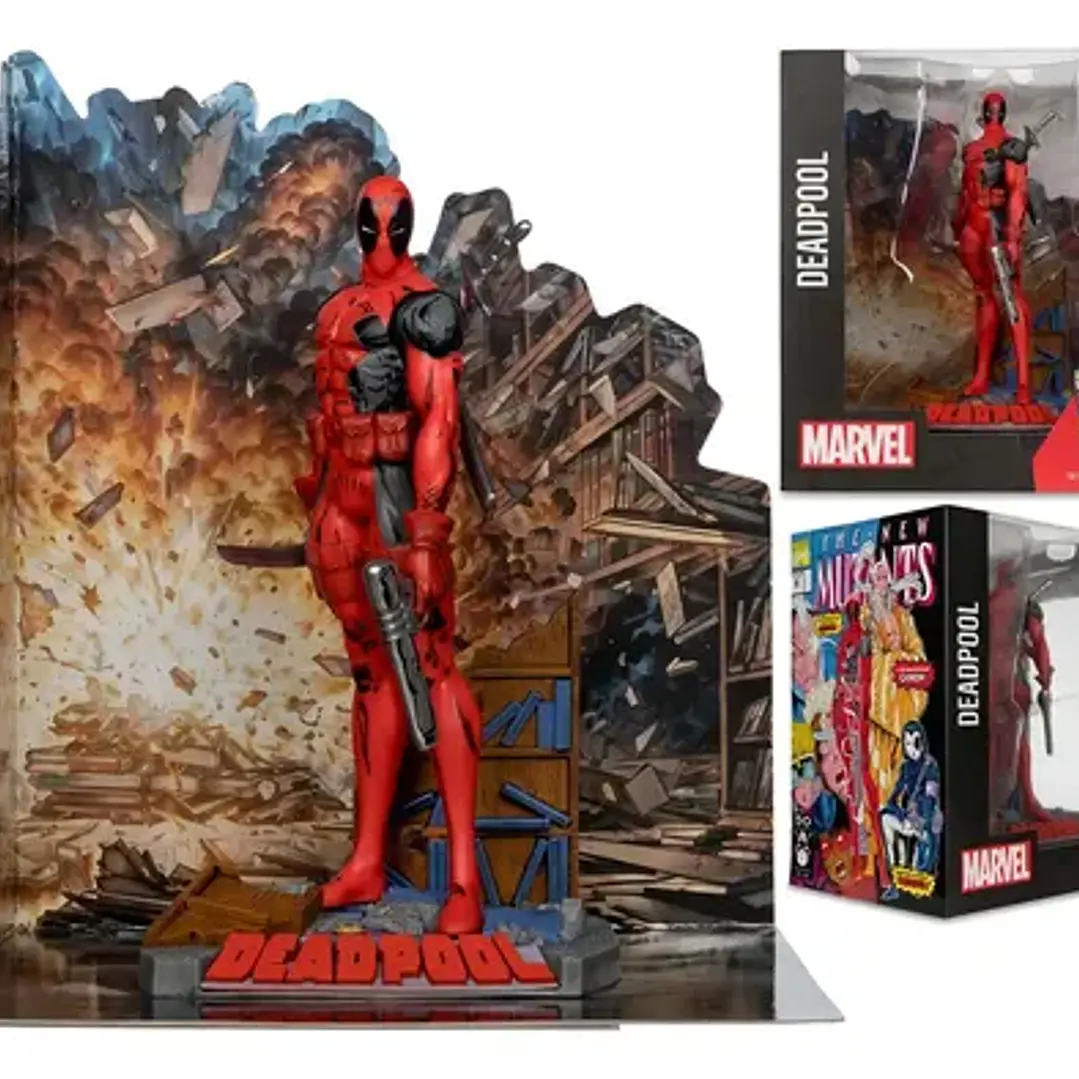 Figura Marvel Deadpool New Mutants #98 Escala 1:10 Mcfarlane 5