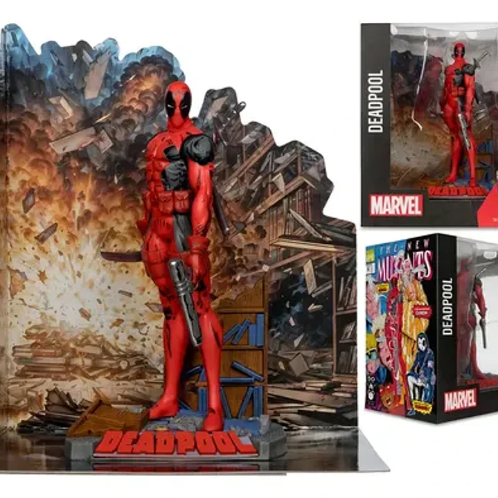 Figura Marvel Deadpool New Mutants #98 Escala 1:10 Mcfarlane 5