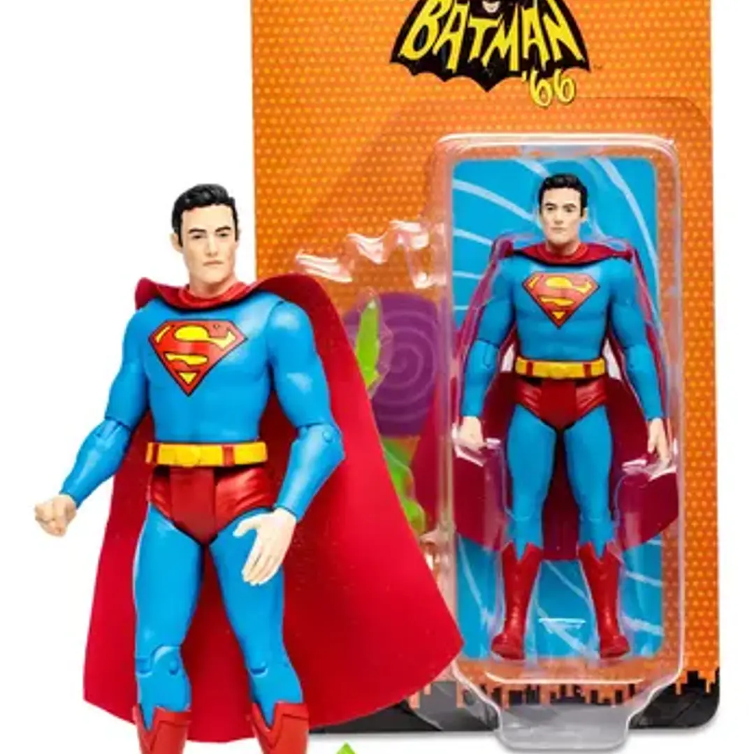 Figura Batman 66 Mcfarlane Dc Superman 15cm Original 1