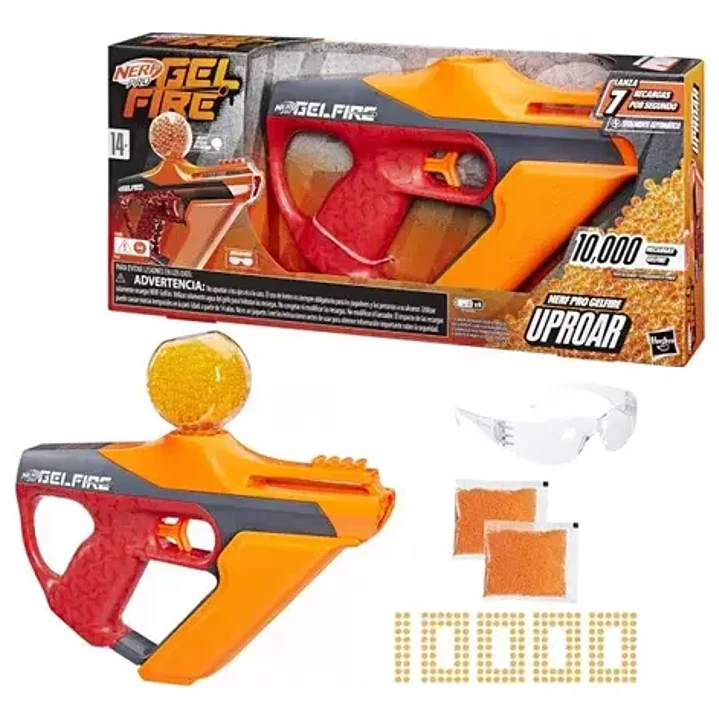 Nerf Pistola De Gel Pro Series Gel Fire Uproar Automatica 3