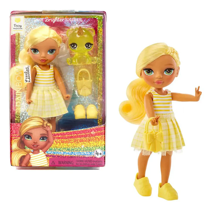 Muñeca Rainbow High Littles Daisy Madison Con Mascota 4