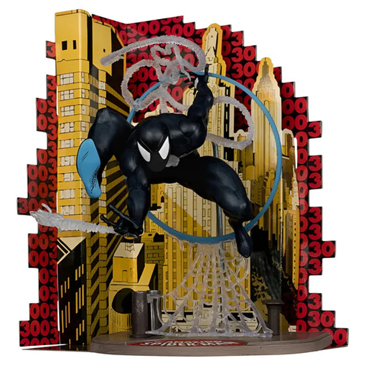 Figura The Amazing Spider-man +comics Marvel Mcfarlane Negro 1