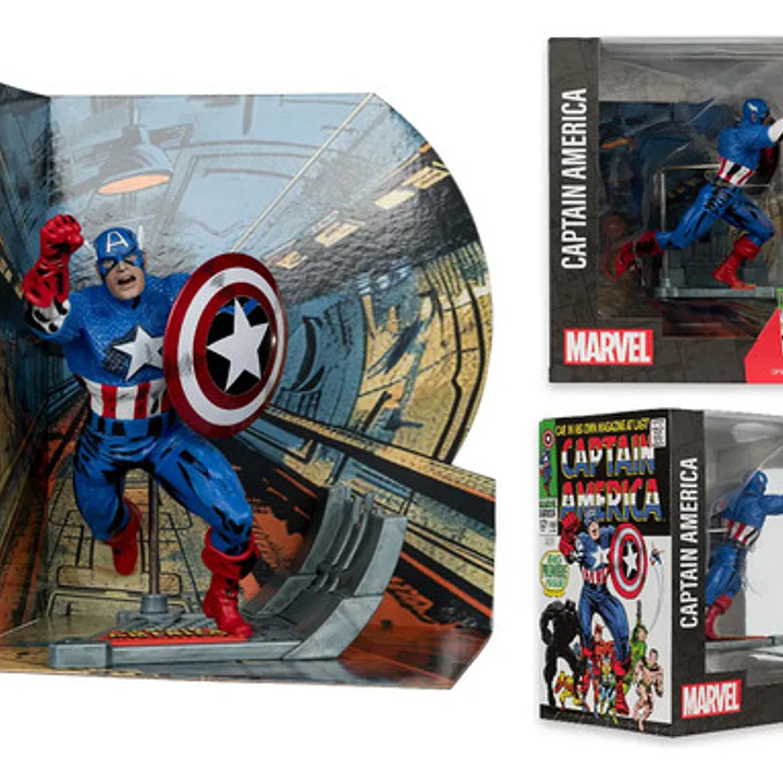 Figura Posada Captain America #10 Esc 1:10 Mcfarlane Toys 1
