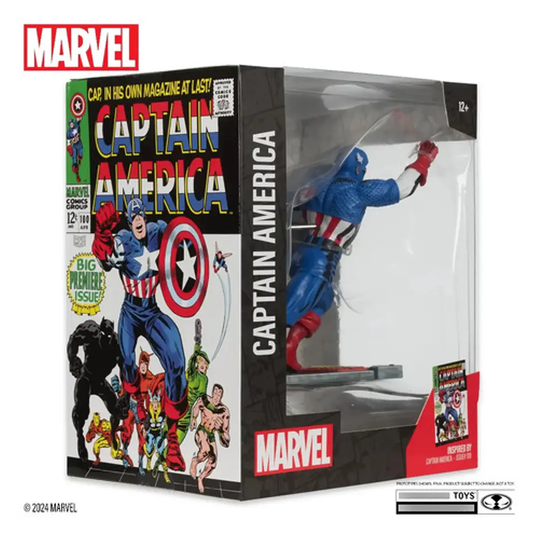 Figura Posada Captain America #10 Esc 1:10 Mcfarlane Toys 4