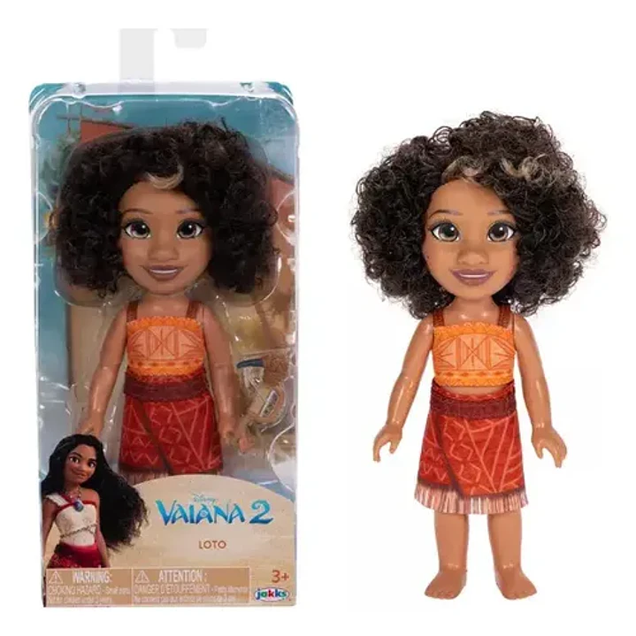 Muñeca Loto Moana 2 Princesa Disney 15cm Jakks 2
