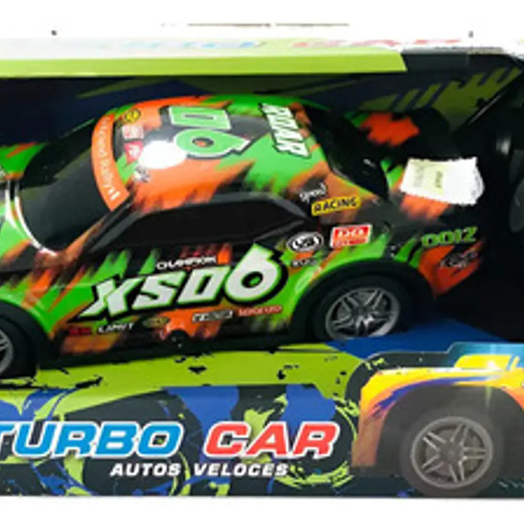 Auto Turbo Car Radio Control Con Luz Juguetes Truquito 1