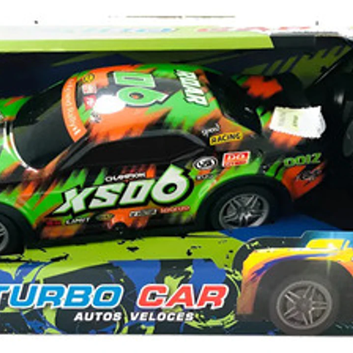 Auto Turbo Car Radio Control Con Luz Juguetes Truquito 1