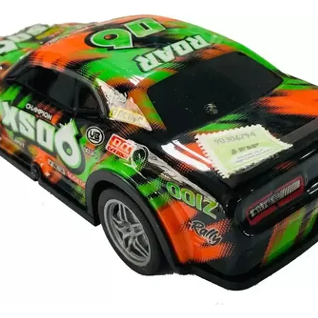 Auto Turbo Car Radio Control Con Luz Juguetes Truquito 2