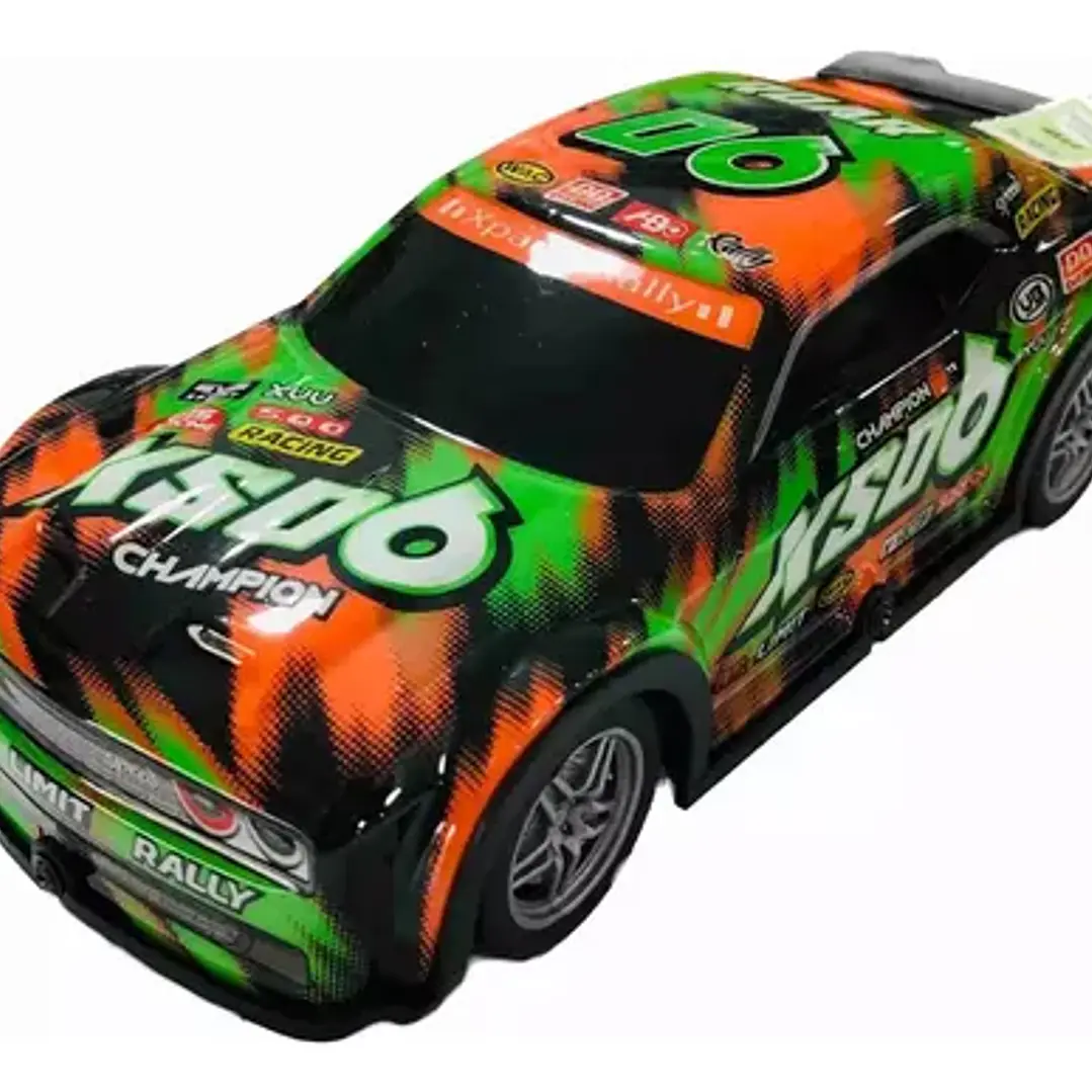 Auto Turbo Car Radio Control Con Luz Juguetes Truquito 4