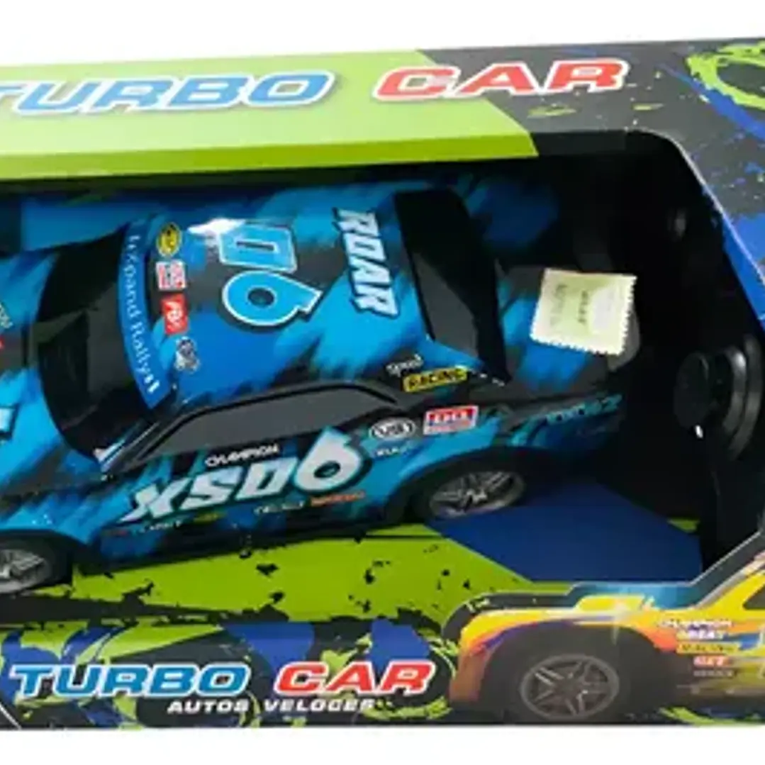 Auto Turbo Car Radio Control Con Luz Juguetes Truquito 5