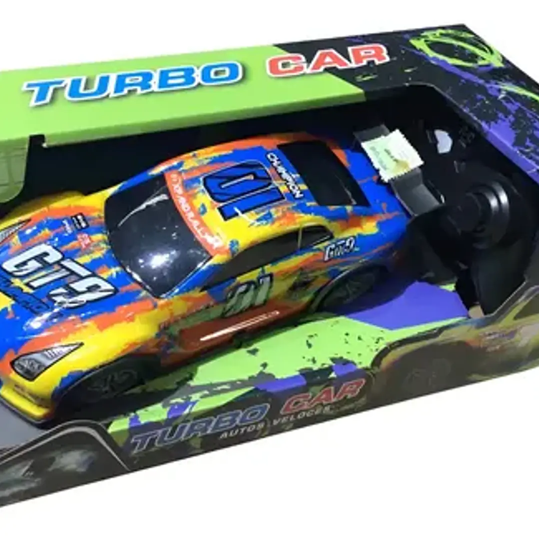 Auto Turbo Car Radio Control Con Luz Juguetes Truquito 10