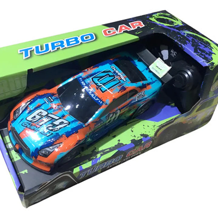Auto Turbo Car Radio Control Con Luz Juguetes Truquito 16