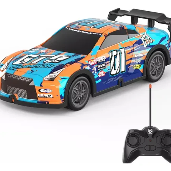 Auto Turbo Car Radio Control Con Luz Juguetes Truquito 17