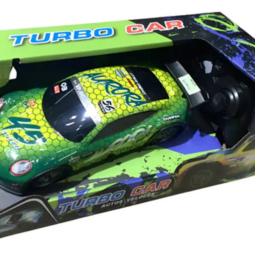 Auto Turbo Car Radio Control Con Luz Juguetes Truquito 30