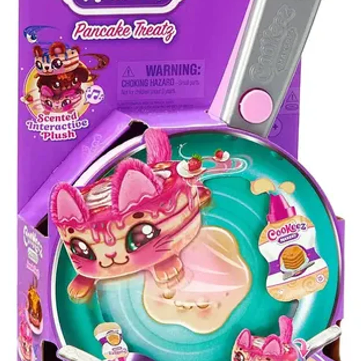 Cookeez Makery Pancake Treatz Voltea El Sarten Peluche Color Violeta 5