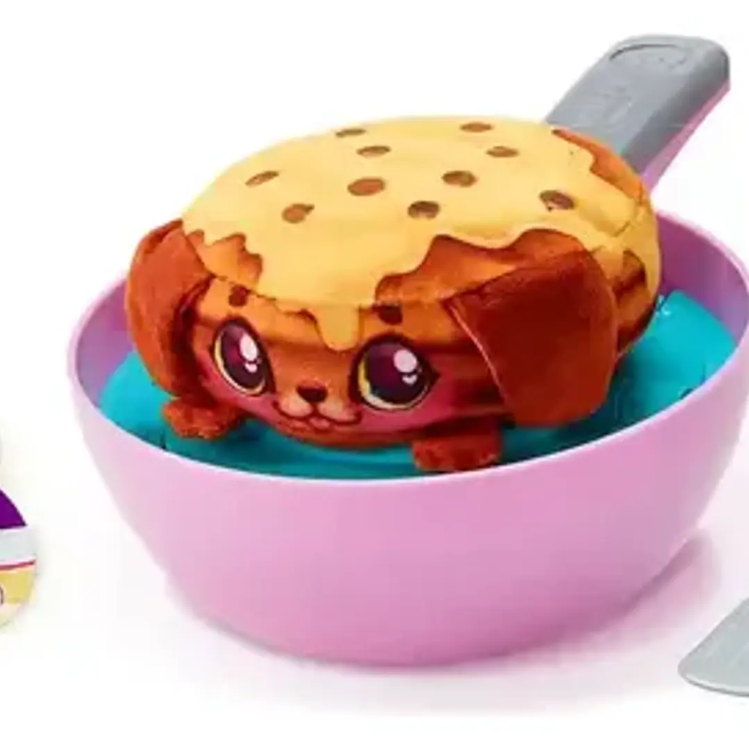 Cookeez Makery Pancake Treatz Voltea El Sarten Peluche Color Violeta 7