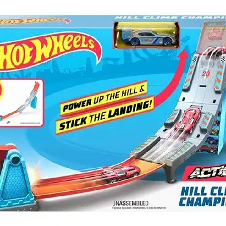 Pista De Juguete Hot Wheels Campeón De Las Alturas 6