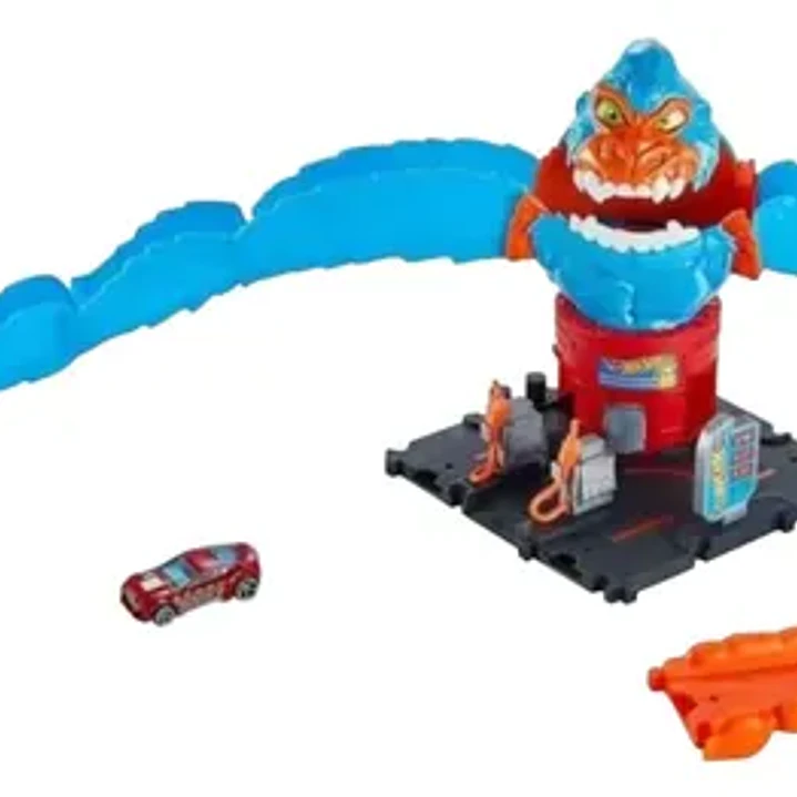 Circuito Hot Wheels City Gorilla Attack Post - Mattel 8