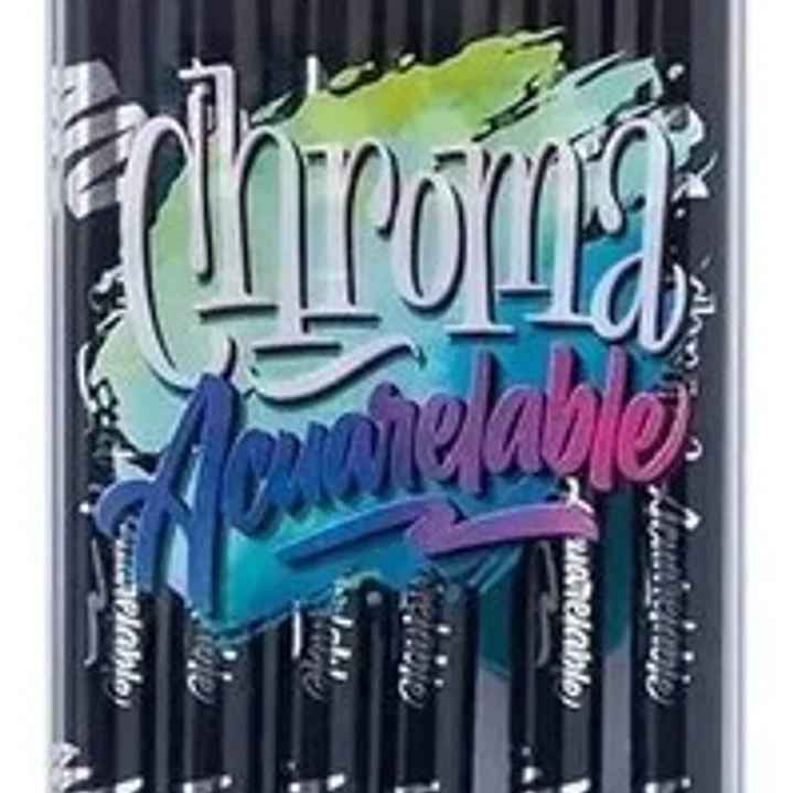 Marcadores Doble Punta Mooving Chroma Acuarelables X 6 Colores Surtidas 1