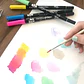 Marcadores Doble Punta Mooving Chroma Acuarelables X 6 Colores Surtidas - Miniatura 4