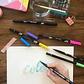 Marcadores Doble Punta Mooving Chroma Acuarelables X 6 Colores Surtidas - Miniatura 7